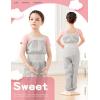 imageDaydance Teens Girls Ripstop Bib Pants for Ballet Gymnastic Dance Warm up TrousersGrey