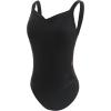 imageDaydance Teens Women Dance Leotards for Ballet Tanks Sleeveless Gymnastic LeotardsBlack Princess Vest
