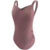 imageDaydance Teens Women Dance Leotards for Ballet Tanks Sleeveless Gymnastic LeotardsBrownprincess Vest