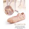 imageDaydance Toddler Girls Boys Ballet Shoes PU Leather Dance Slippers for LittleBig KidsBallet Pinkpu Leather