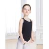 imageDaydance Toddler Kids Girls Camisole Leotards for Ballet Double Breast Dance BodysuitBlackliningcamisole Leotard