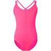 imageDaydance Toddler Kids Girls Camisole Leotards for Ballet Double Breast Dance BodysuitFushcialiningcamisole Leotard