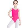 imageDaydance Toddler Kids Girls Camisole Leotards for Ballet Double Breast Dance BodysuitFushcialiningcamisole Leotard