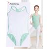 imageDaydance Toddler Kids Girls Camisole Leotards for Ballet Double Breast Dance BodysuitGreenliningcamisole Leotard