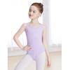 imageDaydance Toddler Kids Girls Camisole Leotards for Ballet Double Breast Dance BodysuitLilacliningcamisole Leotard
