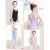 imageDaydance Toddler Kids Girls Camisole Leotards for Ballet Double Breast Dance BodysuitLilacliningcamisole Leotard