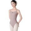 imageDaydance Women Ballet Leotard CamisoleTank Women Dance Leotard with Jacquard Floral PrintLight Purple Camisole