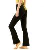 imageDaydance Black Bootcut Jazz Dance Pants for Women Comfy Sweatpants for Workout Exercise YogaBlack Flare Leggings