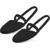 imageDaydance Half Soles Dance Shoes Canvas Lyrical Ballet Shoes for GirlsWomenBlack