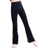 imageDaydance Modal Girls Kids Black Leggings Pants for Ballet Dance Gymnastic Yoga Daily LifeBlack Flare Leggings