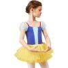 imageDaydance Puff Short Sleeve Princess Tutu Skirt Leotards for Toddler Girls Ballet Boat Neck Dance DressRoyal Blue Princess Tutu