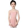 imageDaydance Spandex Toddler Girls Dance Leotards with Mesh Skirt Camisole Ballet DressBeige Pinkskirted Leotards