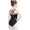 Black-lining-camisole Leotard