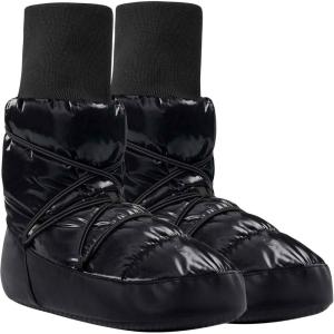 imageDaydance Ballet Warm up Booties Dance Slippers for Big Kid WomenShiny Black
