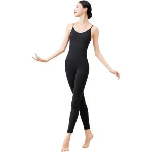 imageDaydance Camisole Teens Women Dance Leotards for Ballet Gymnastic Swim YogaBlackcamisole Unitard