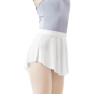 imageDaydance Mesh Pull On Ballet Skirt Elastic Point Dance Skirt for Teen Girls 1214 Years WomenWhitemesh
