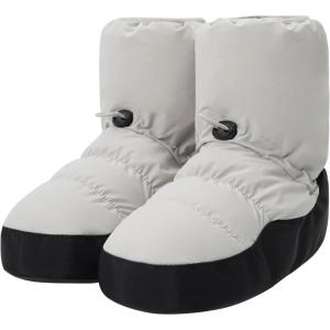 imageDaydance Teen Girls Women Ballet Warm up Booties Dance Shoes with Adjustable DrawstringGrey