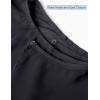 imageDaydance Teen Girls Women Ballet Skirts Asymmetrical Side Dip Sheer Chiffon Dance Skirts for LeotardsBlackhooks
