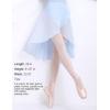 imageDaydance Teen Girls Women Ballet Skirts Asymmetrical Side Dip Sheer Chiffon Dance Skirts for LeotardsBluehooks