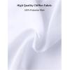 imageDaydance Teen Girls Women Ballet Skirts Asymmetrical Side Dip Sheer Chiffon Dance Skirts for LeotardsWhitehooks